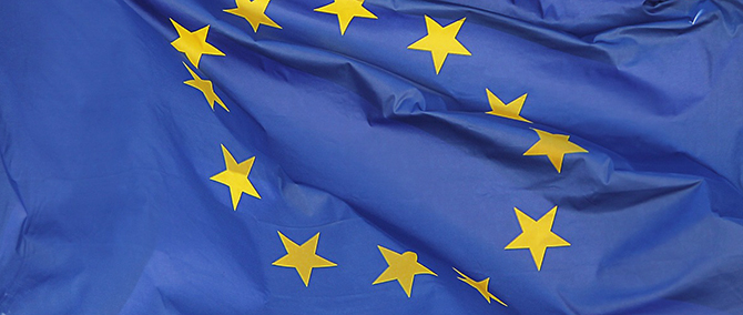 Flag of the EU.