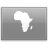 Karta miniatyr över Afrika